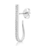 Pave Bar Lobe Earring