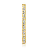 Pave Bar Lobe Earring
