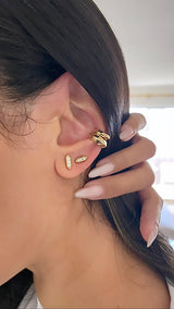 Tiny Triple Diamond Studs